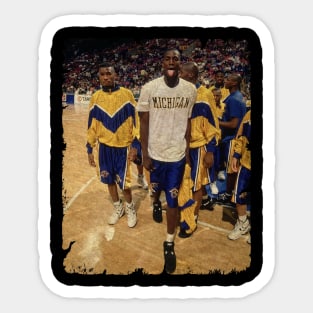 Kevin Garnett on Michigan Wolverines Sticker